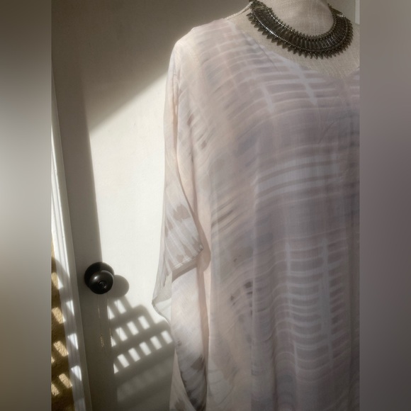 h by halston goddess gown kaftan dress sz. 4 - Picture 6 of 14